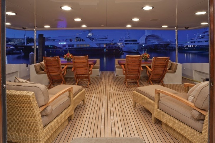 Aft Deck On Yacht SEA DREAMS