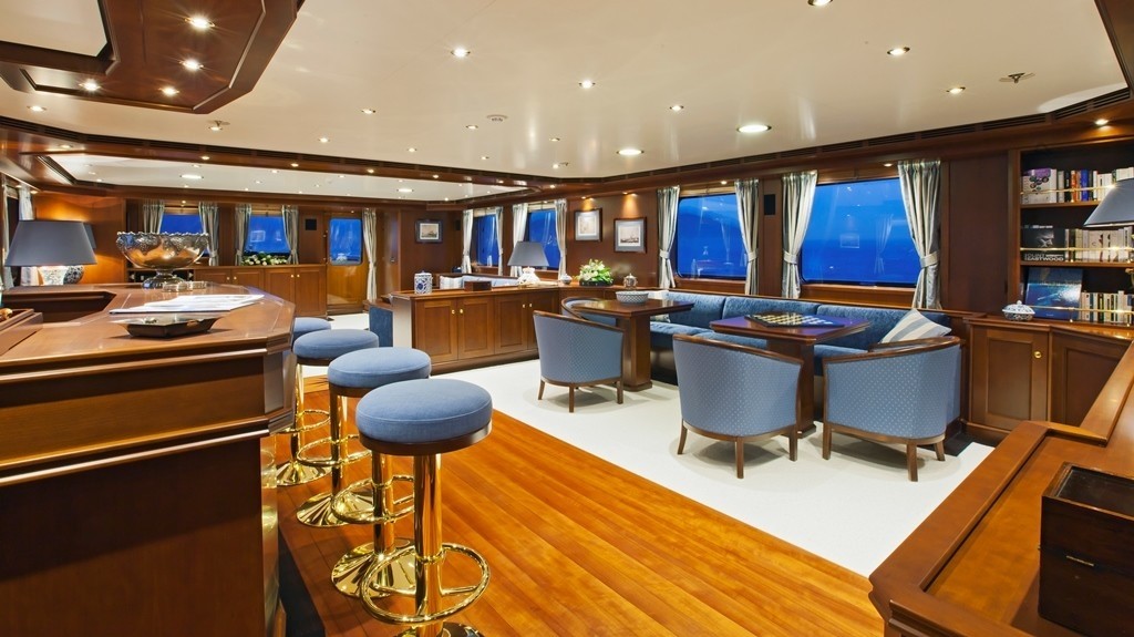 Premier Saloon Aboard Yacht AXANTHA II