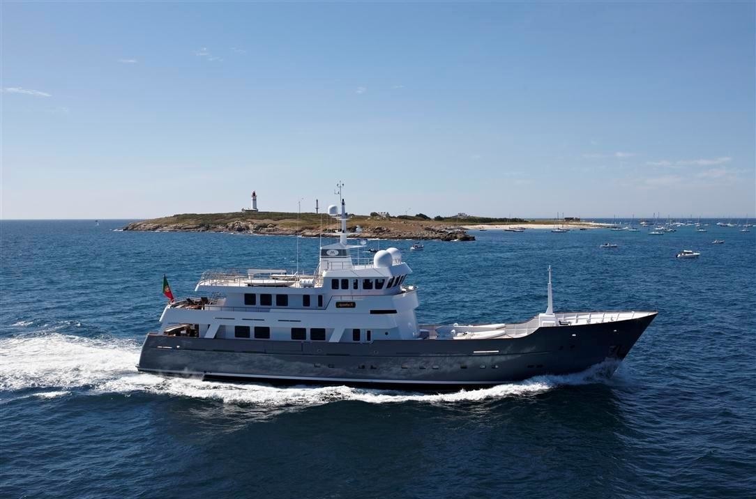 Profile Aspect: Yacht AXANTHA II's Cruising Image