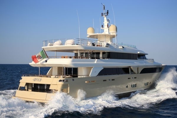 Aft: Yacht SOFICO's Cruising Pictured
