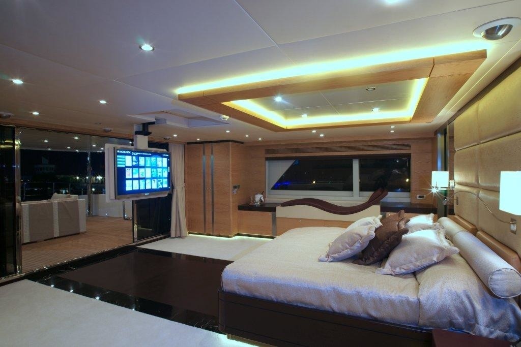 Screening: Yacht TATIANA's Main Master Cabin Image