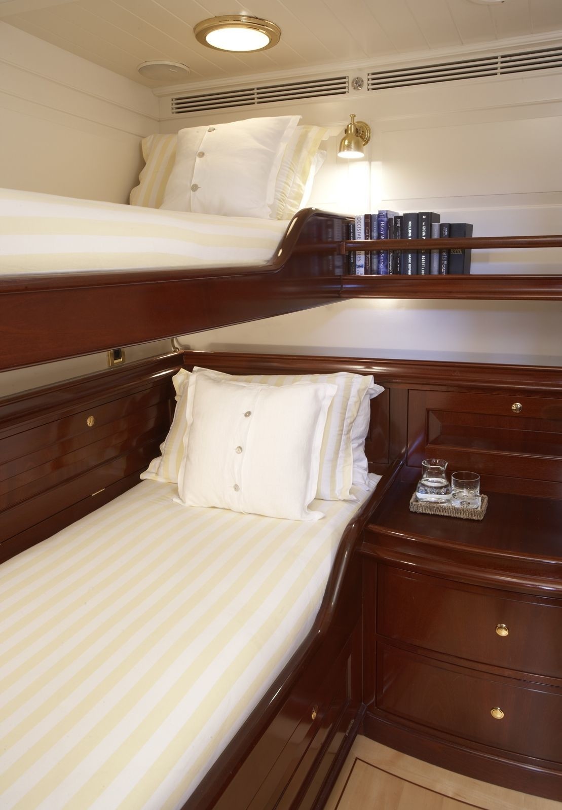 Twin Bed Berth On Yacht WINDROSE OF AMSTERDAM