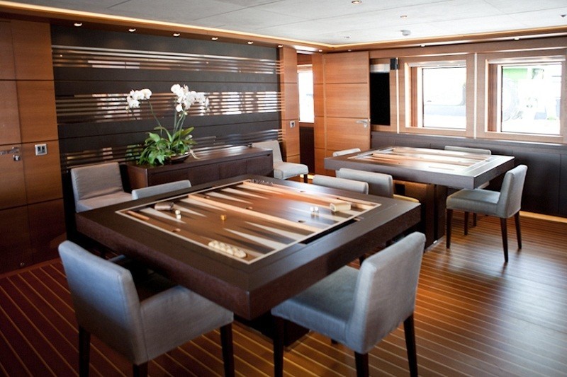 Eating/dining Furniture Aboard Yacht ZALIV III