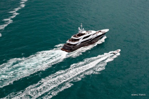 From Above: Yacht LIBERTY's Cruising Captured