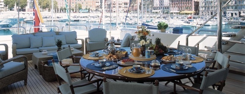 External Eating/dining On Yacht MALIBU