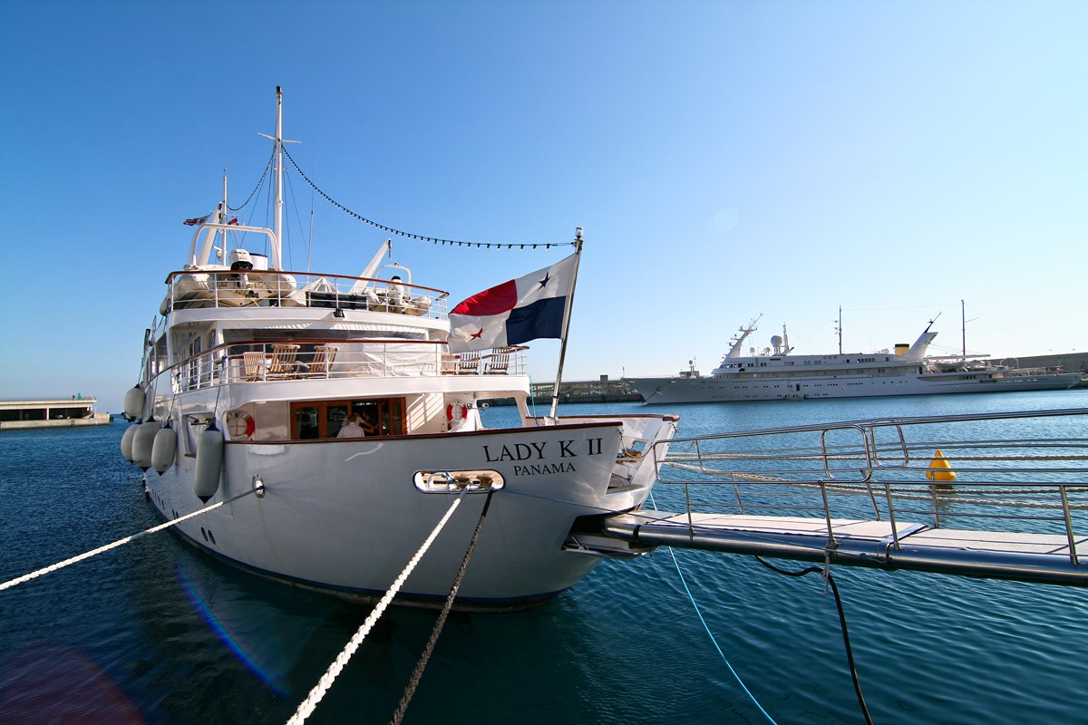 The 57m Yacht LADY K II.
