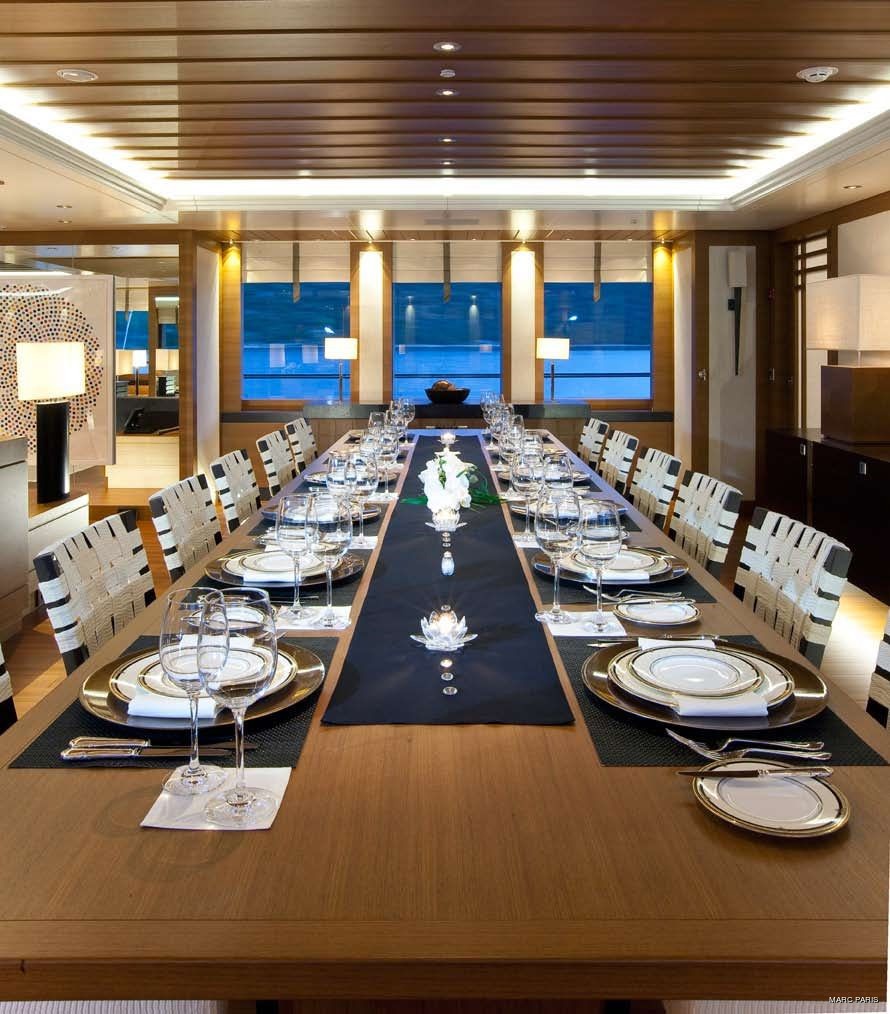 Eating/dining Zone On Yacht MARY-JEAN II