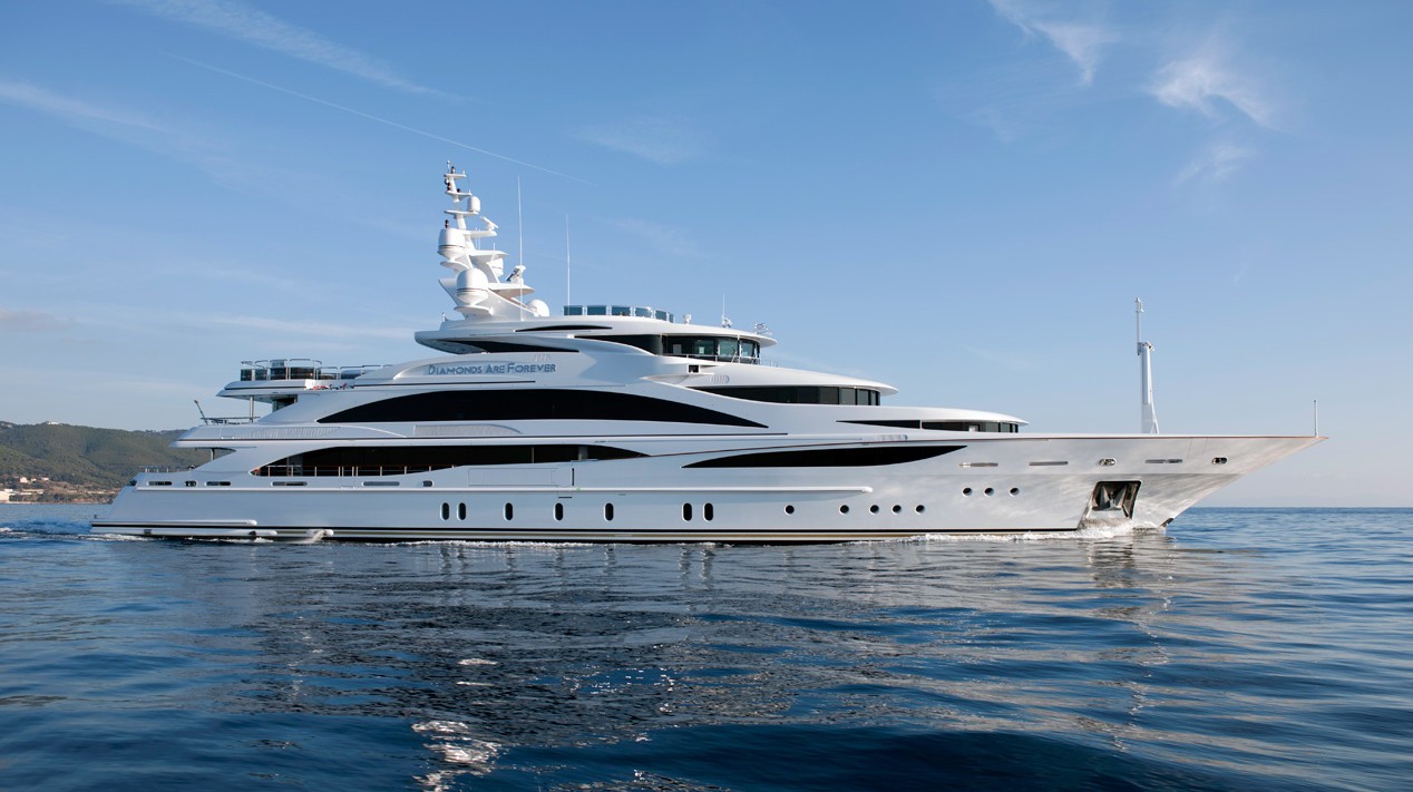 Premier Overview On Board Yacht DIAMONDS ARE FOREVER