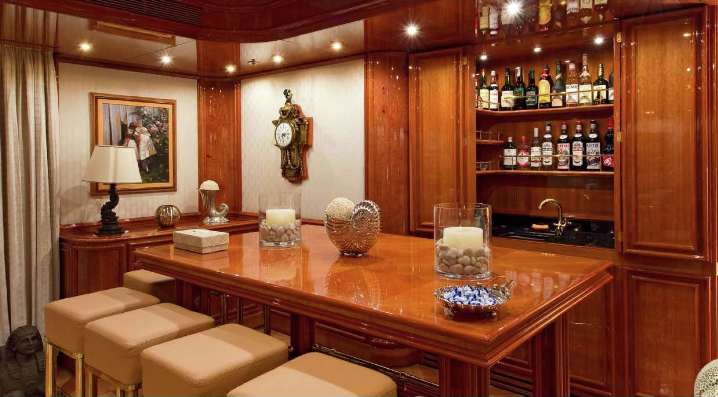 Premier Saloon Drinks Bar On Board Yacht SOKAR