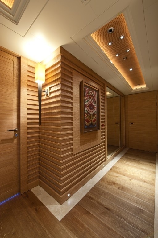 Art: Yacht NAIA's Hallway Photograph