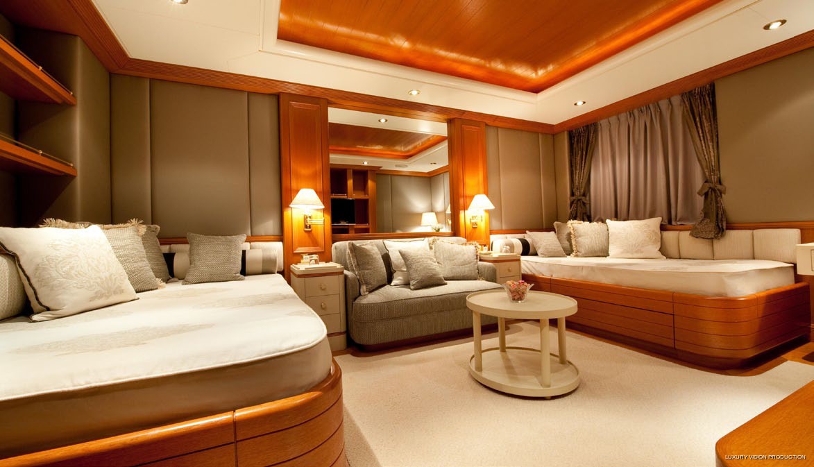 Sitting: Yacht BOADICEA's Guest's Cabin Pictured
