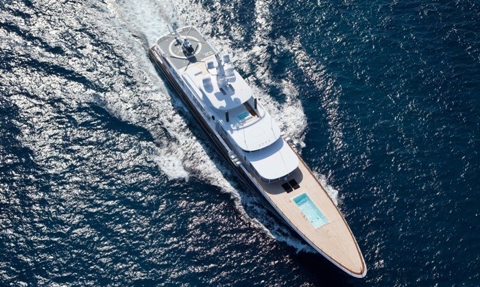 From Above Cruising On Board Yacht AIR