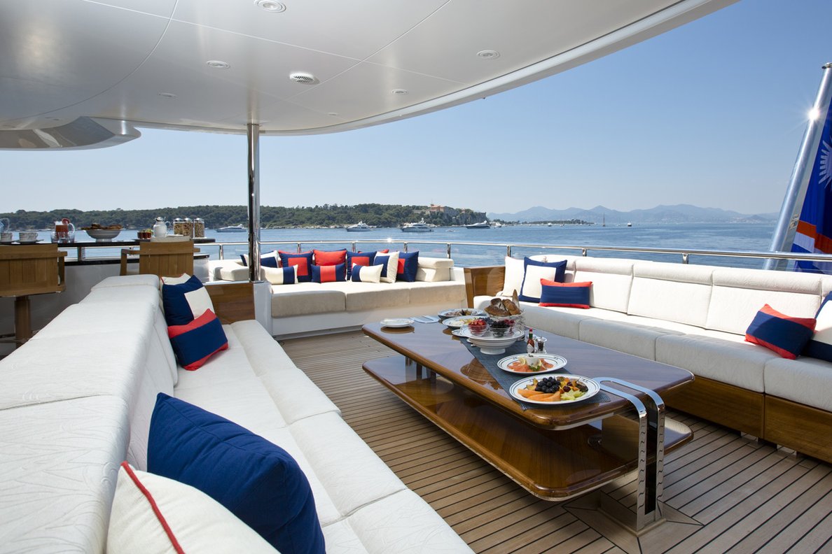 Motor Yacht EXCELLENCE V- Aft View Of Cannes, France