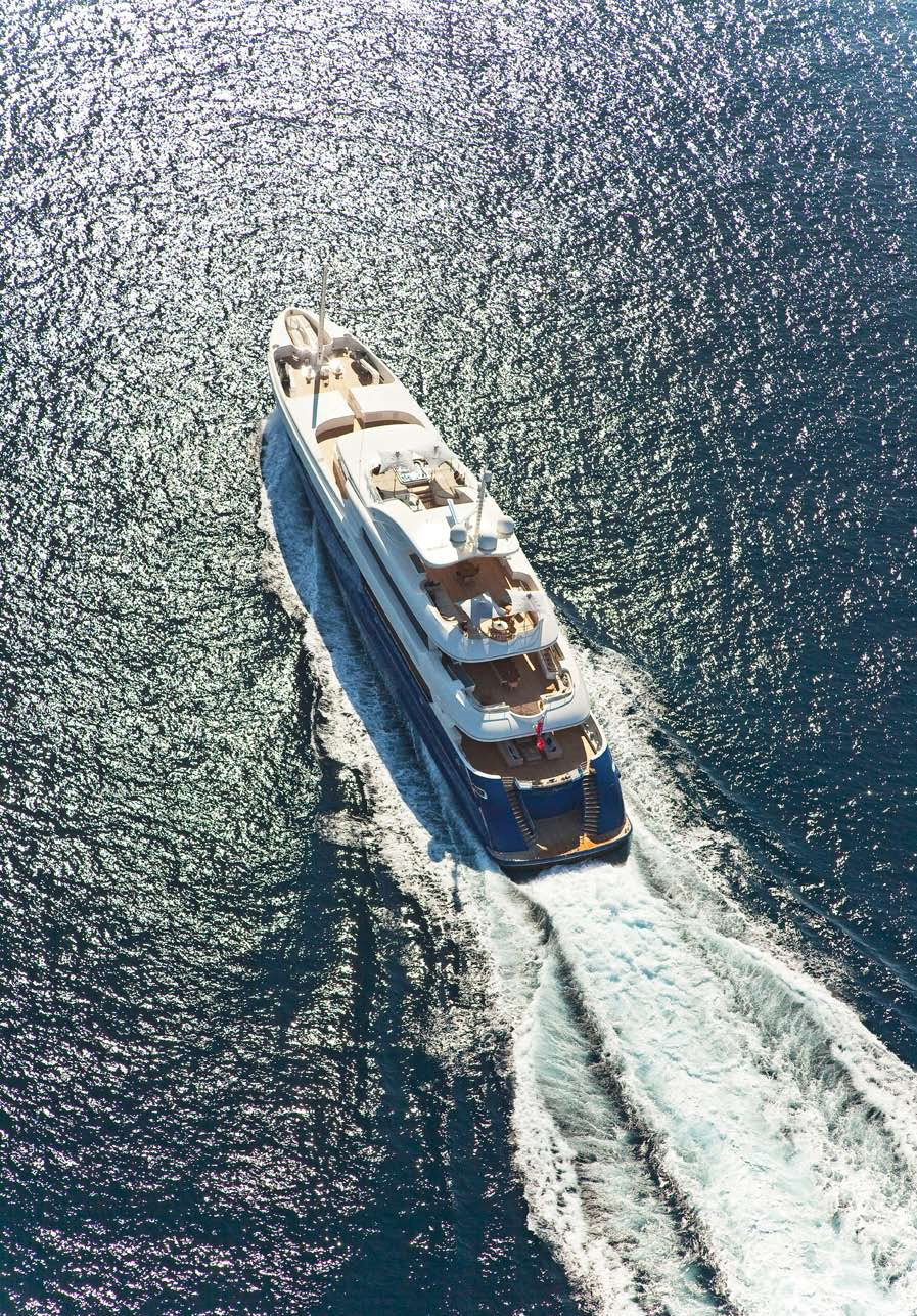 Yacht MARY JEAN II By ISA - From The Air