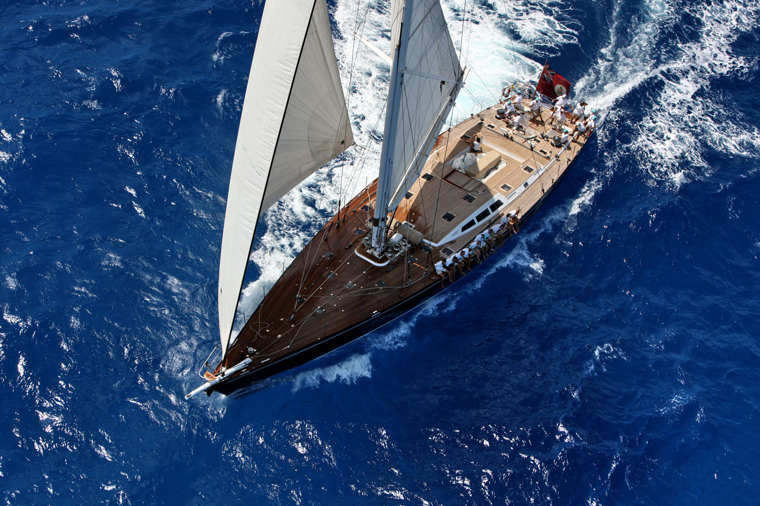 Yacht OCEAN'S SEVEN 2 - Sailing From Above