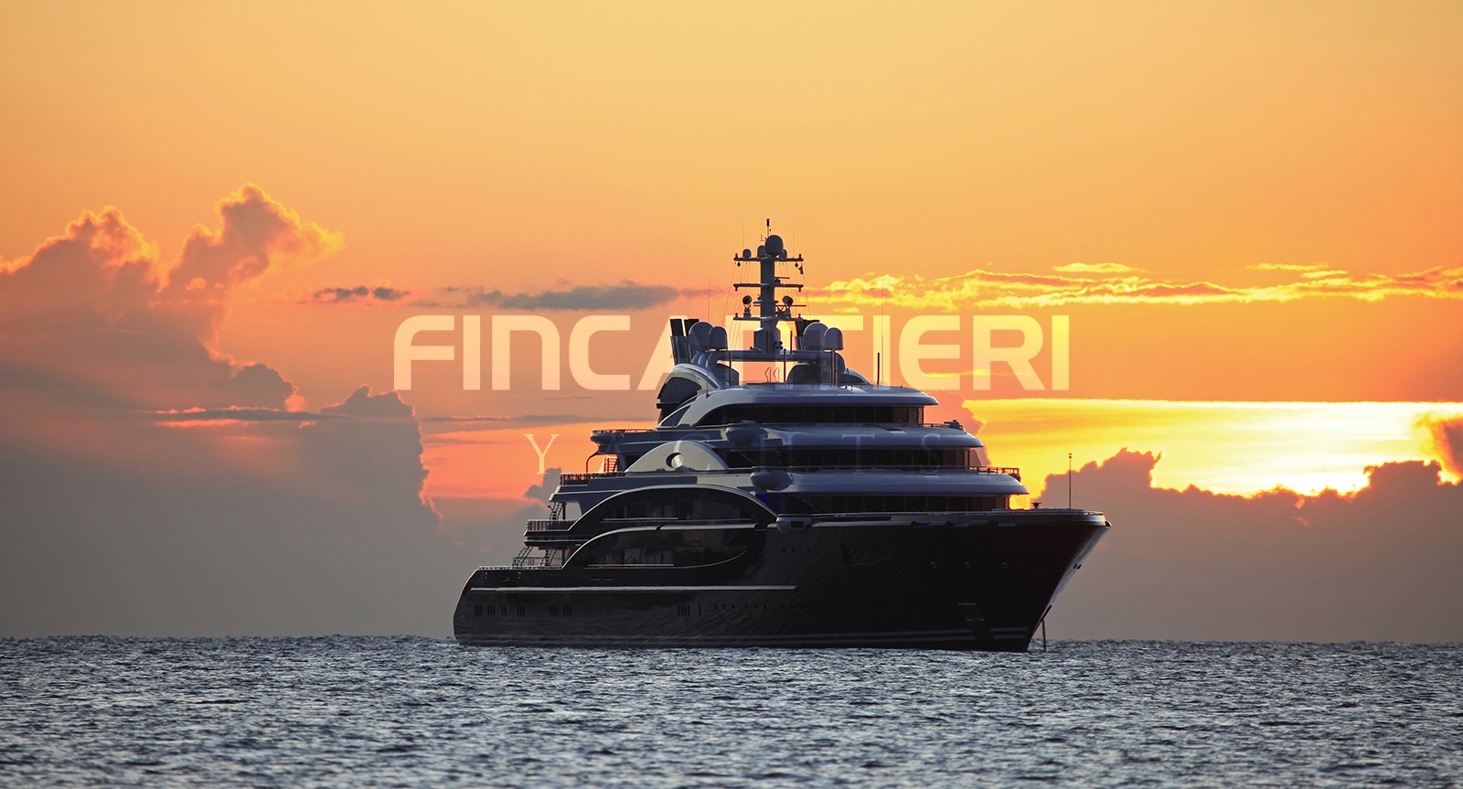 Yacht SERENE By Fincantieri - Sunset  