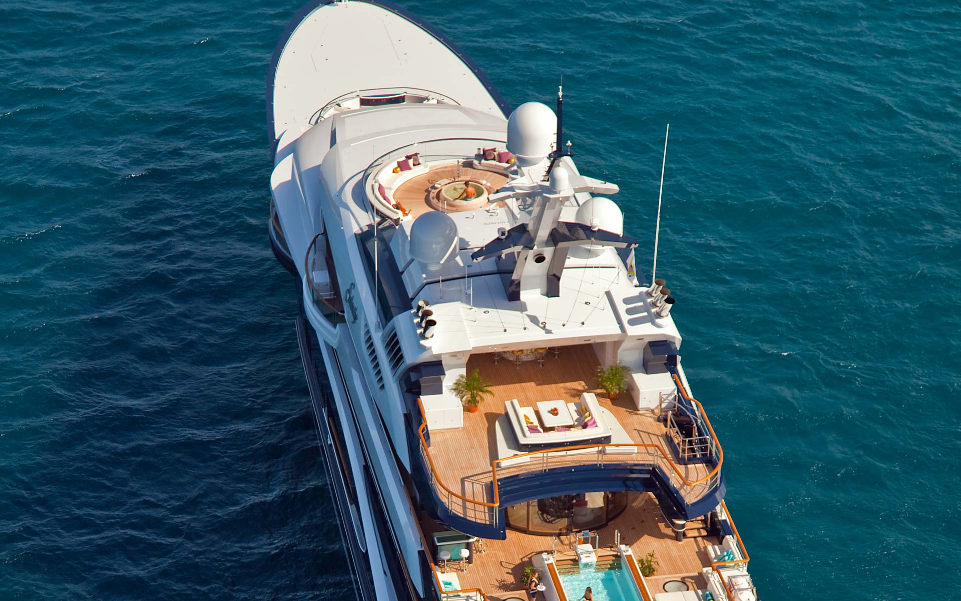Yacht Solandge - Sun Deck Areal
