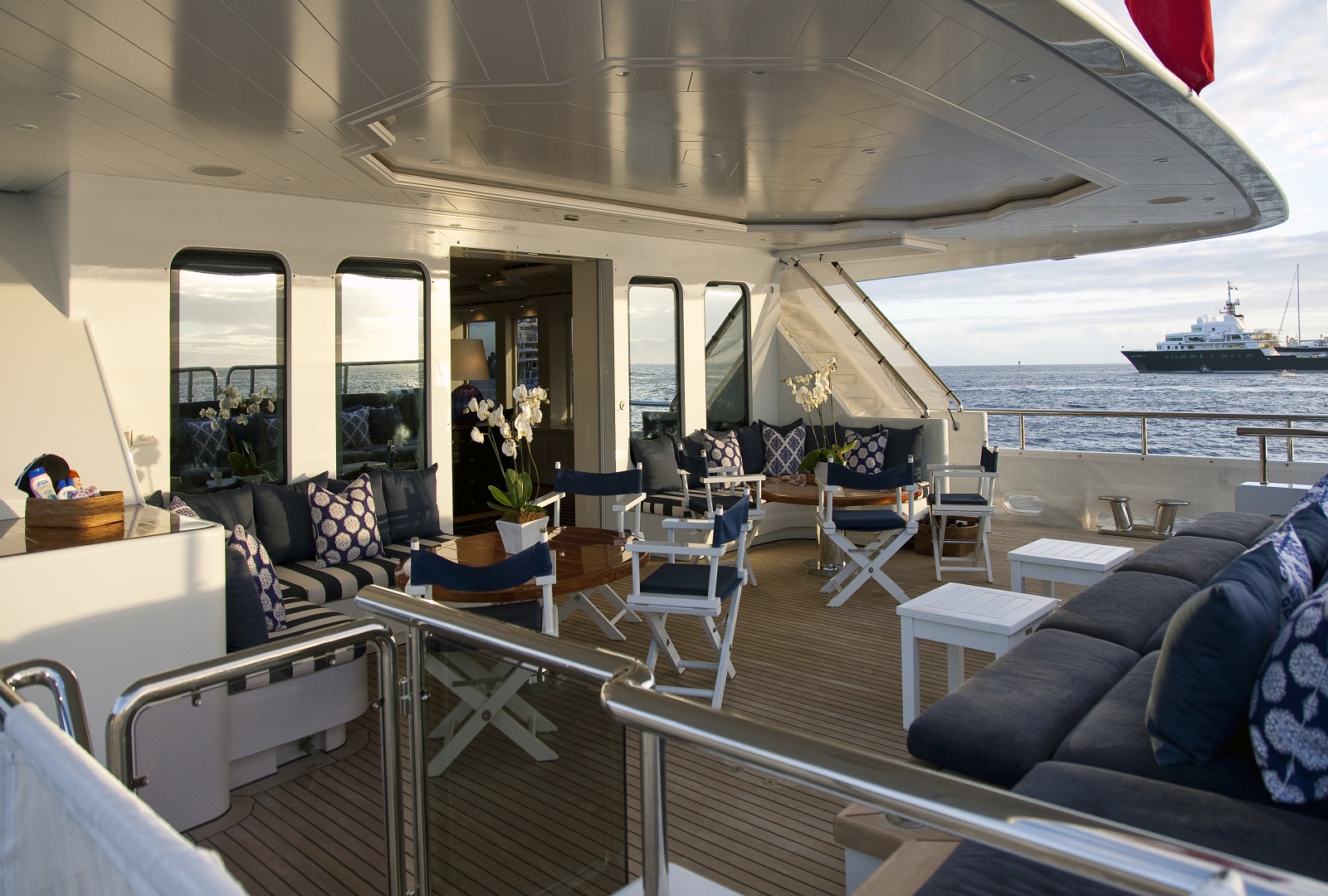Shaded Aft Deck
