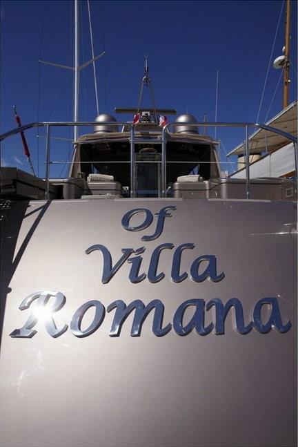 The 25m Yacht OF VILLA ROMANA