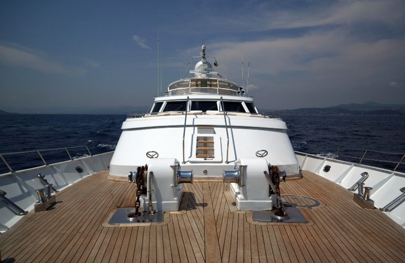 Deck On Board Yacht INDIA