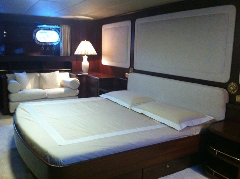 Main Master Cabin Aboard Yacht INDIA