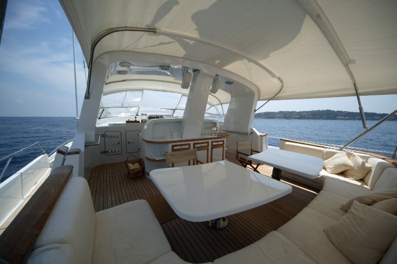 Upper Deck On Yacht INDIA
