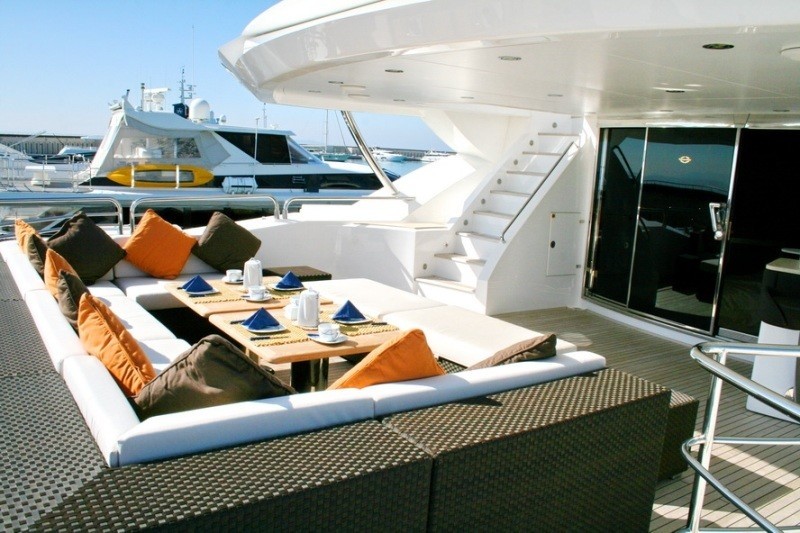 Top Deck Aboard Yacht BARRACUDA RED SEA