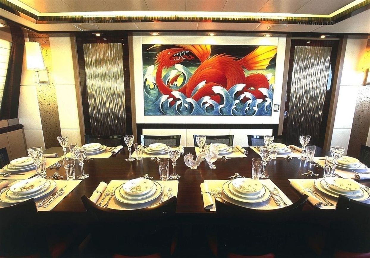Eating/dining Furniture On Yacht DRAGON