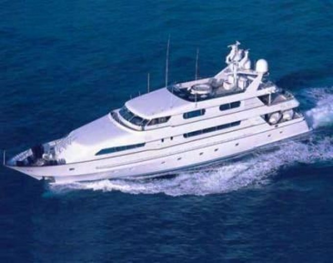 From Above Aspect: Yacht OURANOS TOO's Cruising Captured