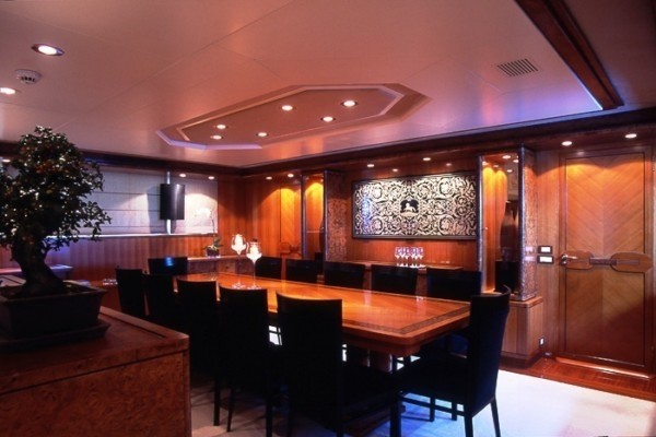 Eating/dining Area On Board Yacht OURANOS TOO