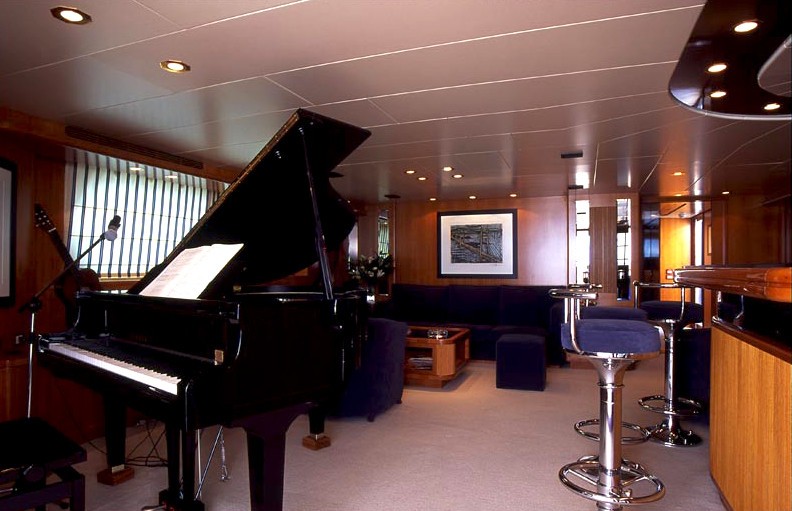 Grand Music Piano Aboard Yacht OURANOS TOO