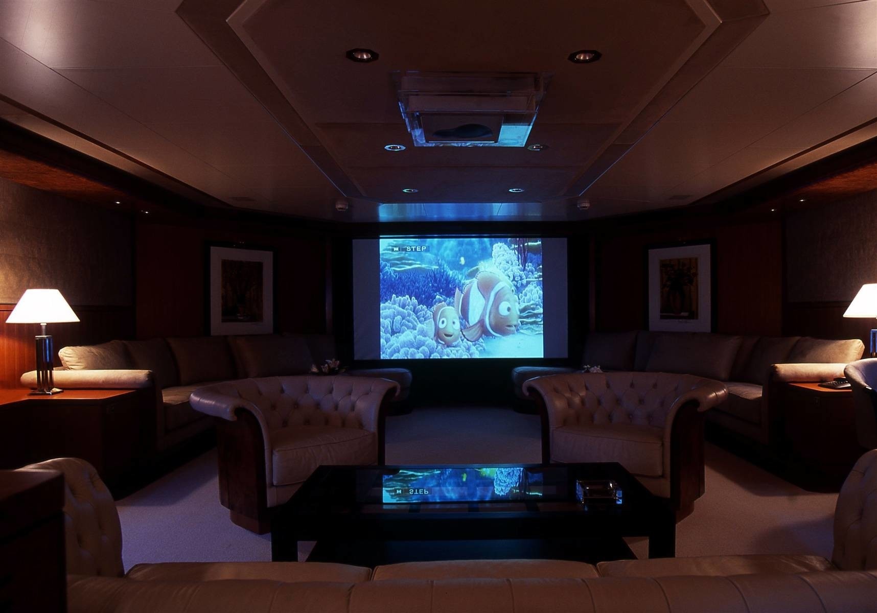 Movie Cinema On Yacht OURANOS TOO