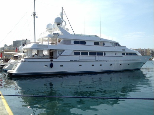 The 41m Yacht OURANOS TOO