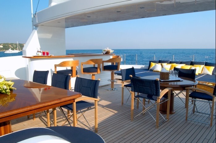 Sitting Aboard Yacht OXYGEN