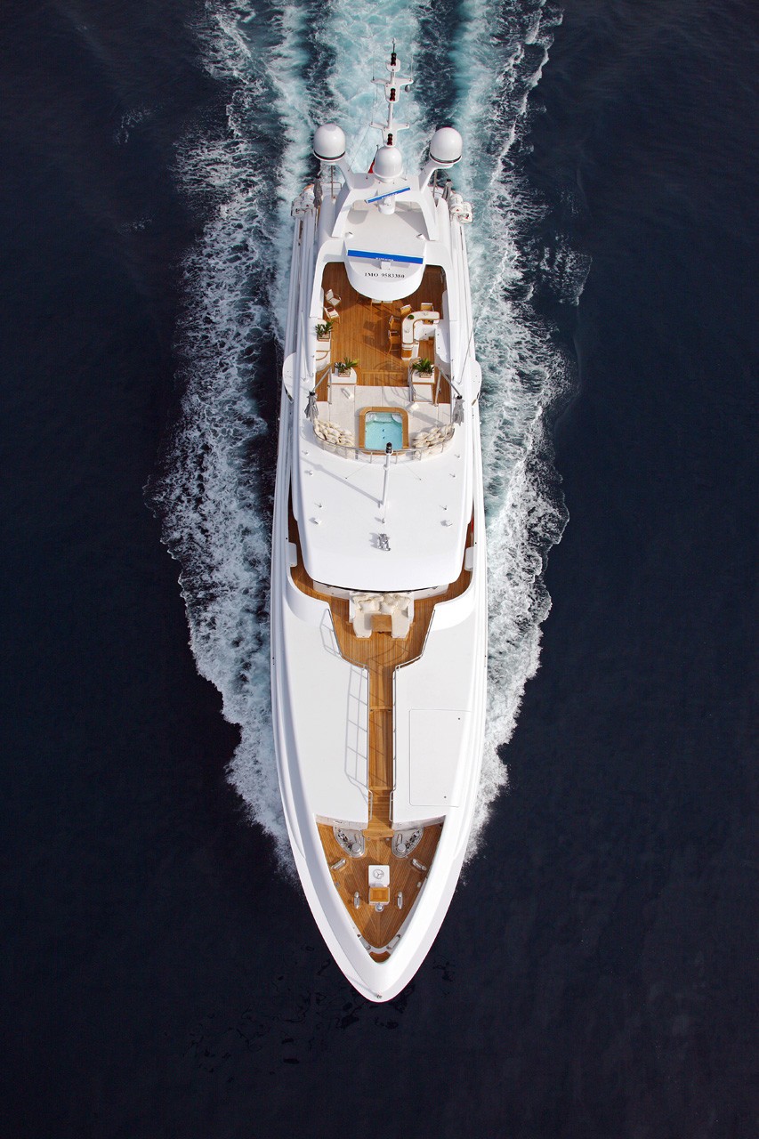 Forward: Yacht WILD ORCHID I's Above Photograph