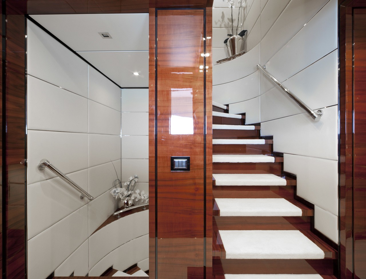 Stairway On Yacht WILD ORCHID I