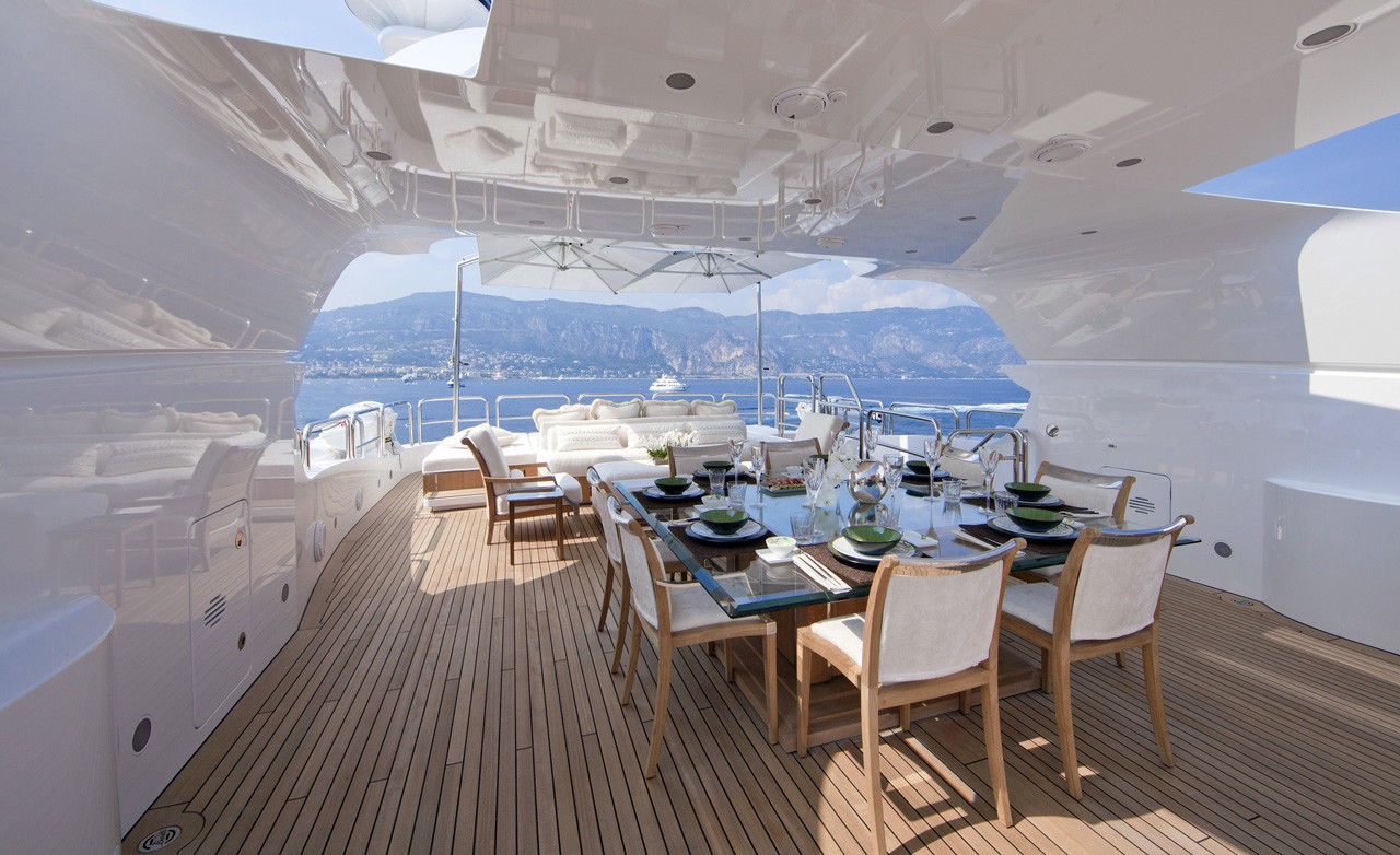 Sun Deck On Yacht WILD ORCHID I