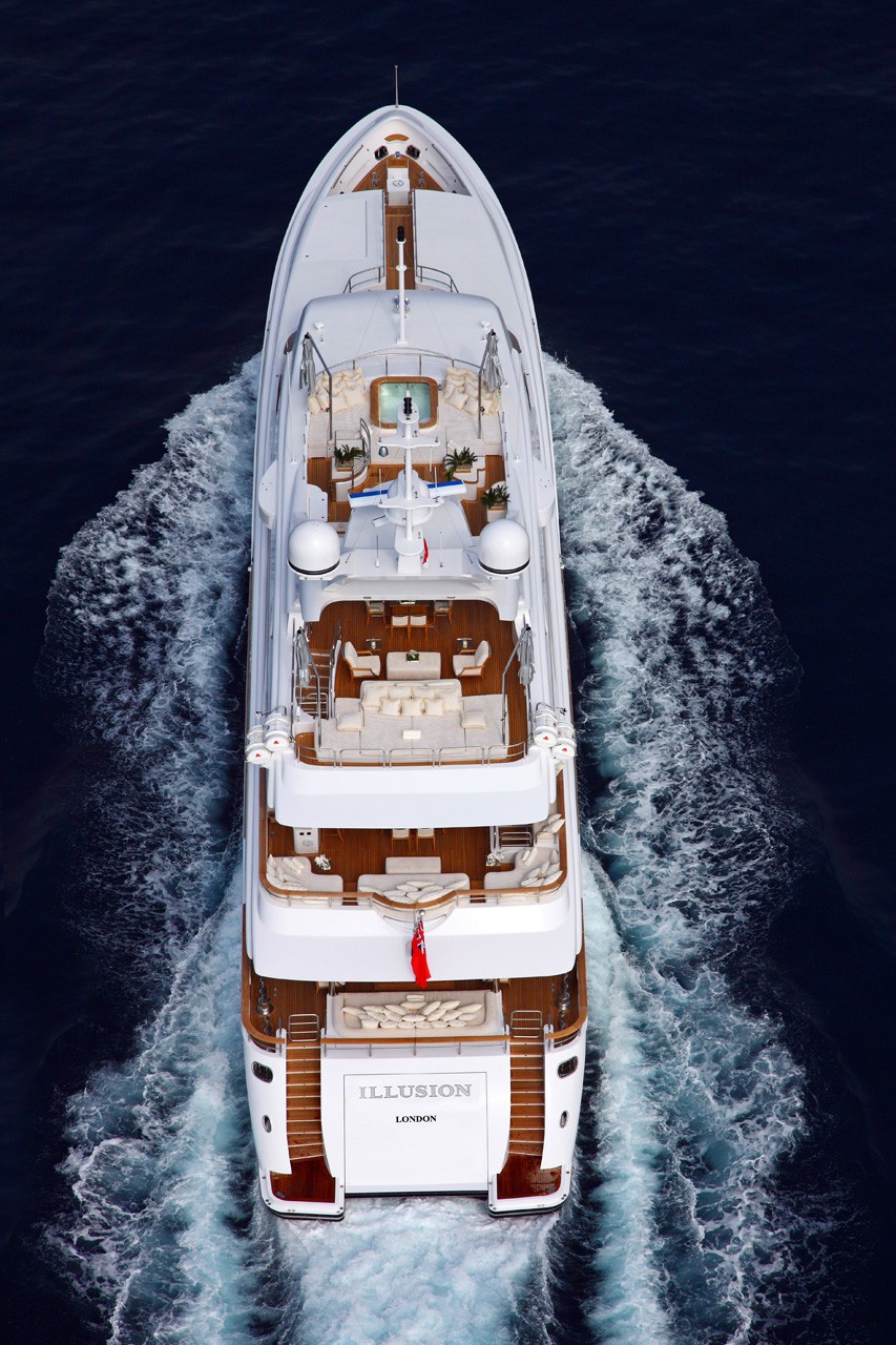 Aft: Yacht WILD ORCHID I's Above Image