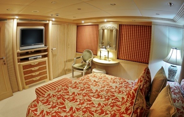 Double Sized Stateroom One On Yacht MESERRET II