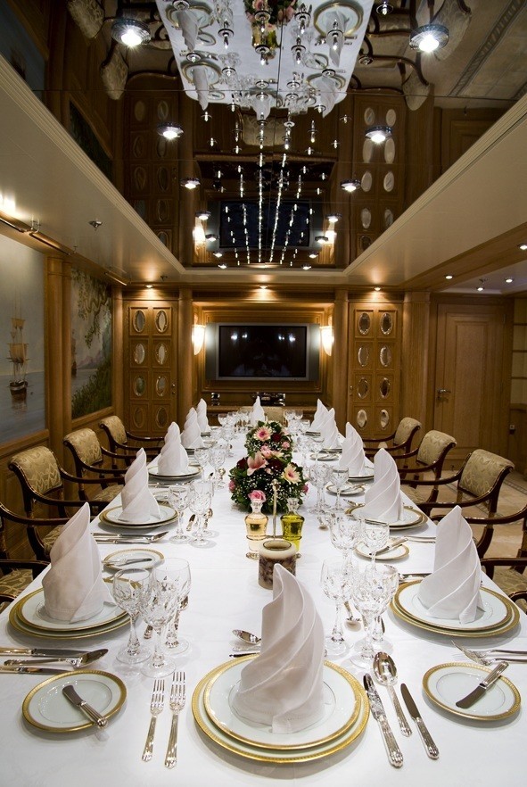 Premier Eating/dining Area On Yacht MESERRET II