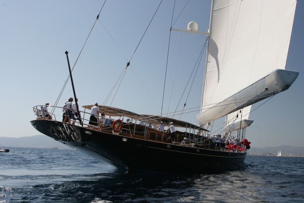 Aft: Yacht ATHOS's Cruising Pictured