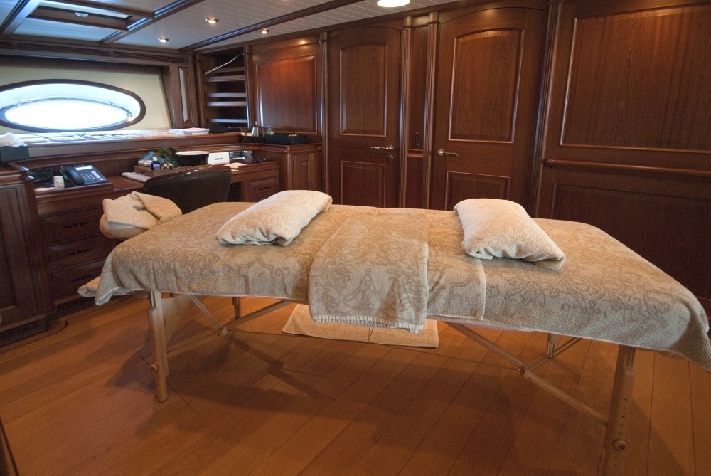 Treatment Area Aboard Yacht ATHOS