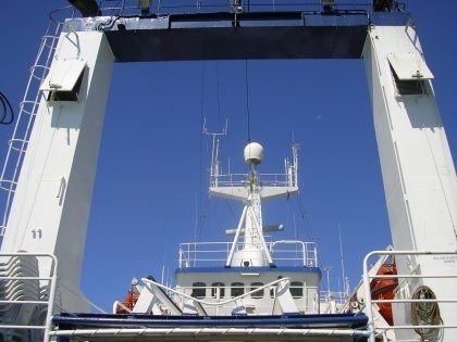 Observance Deck On Board Yacht SARSEN