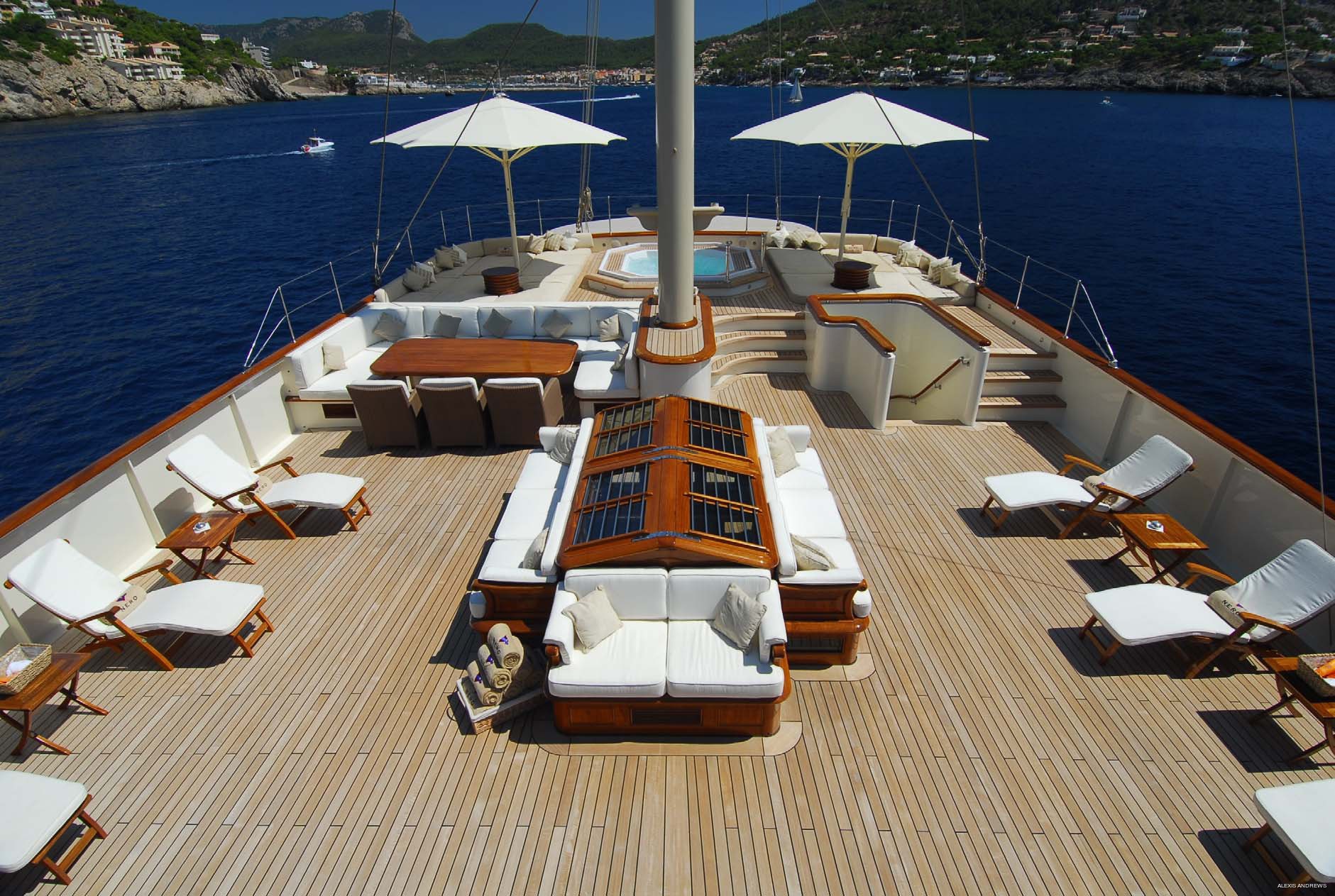 Sun Deck On Yacht NERO