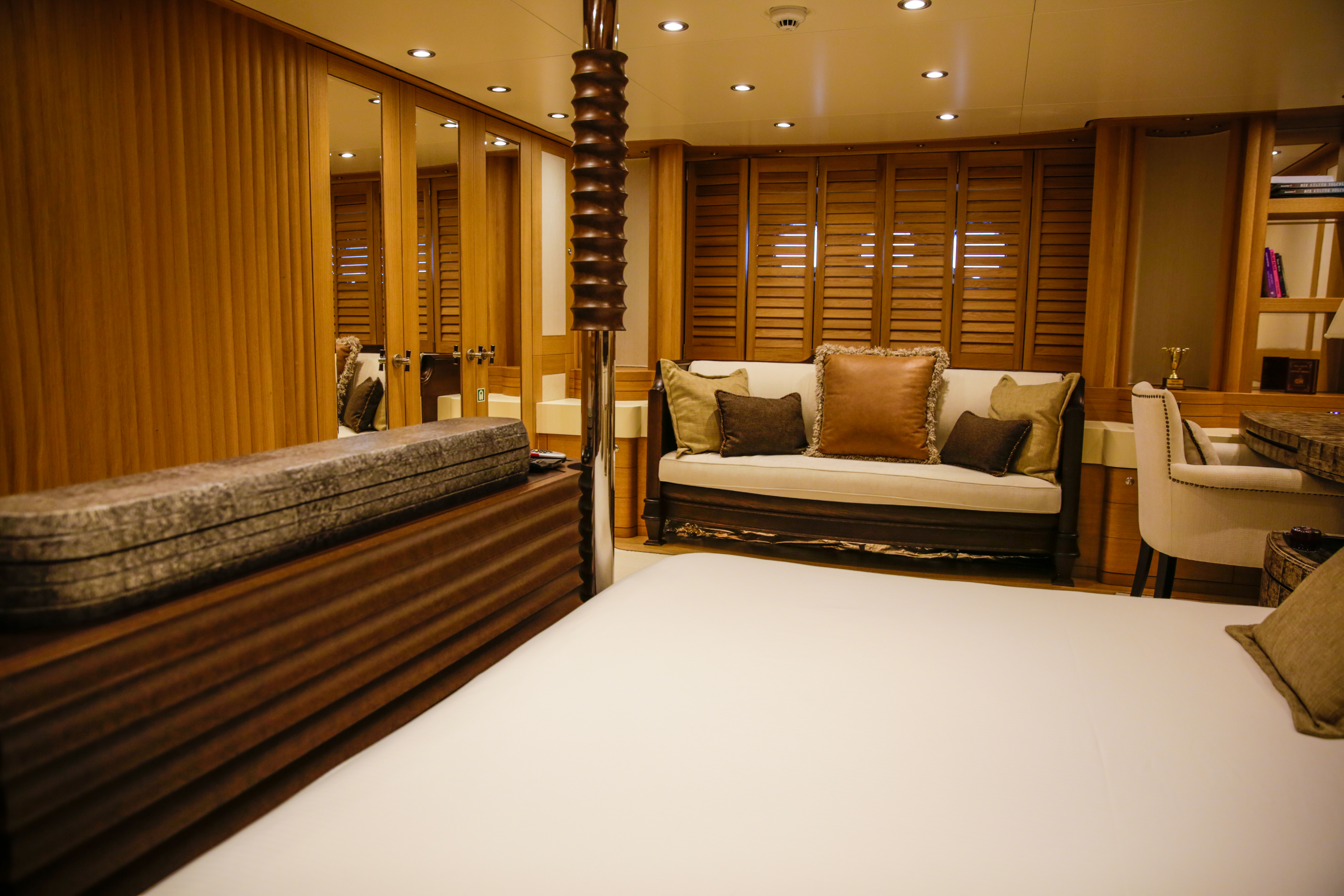 Master Stateroom Bed