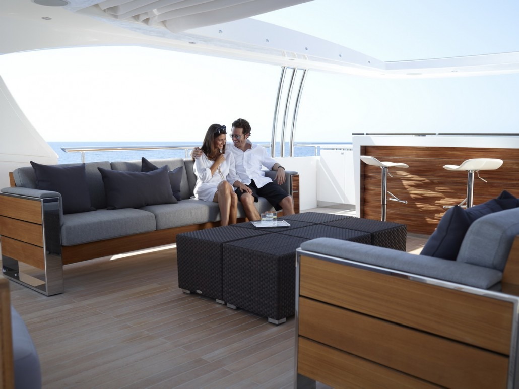 Motor Yacht IMPERIAL PRINCESS BEATRICE By Sunseeker - Sundeck Socialising