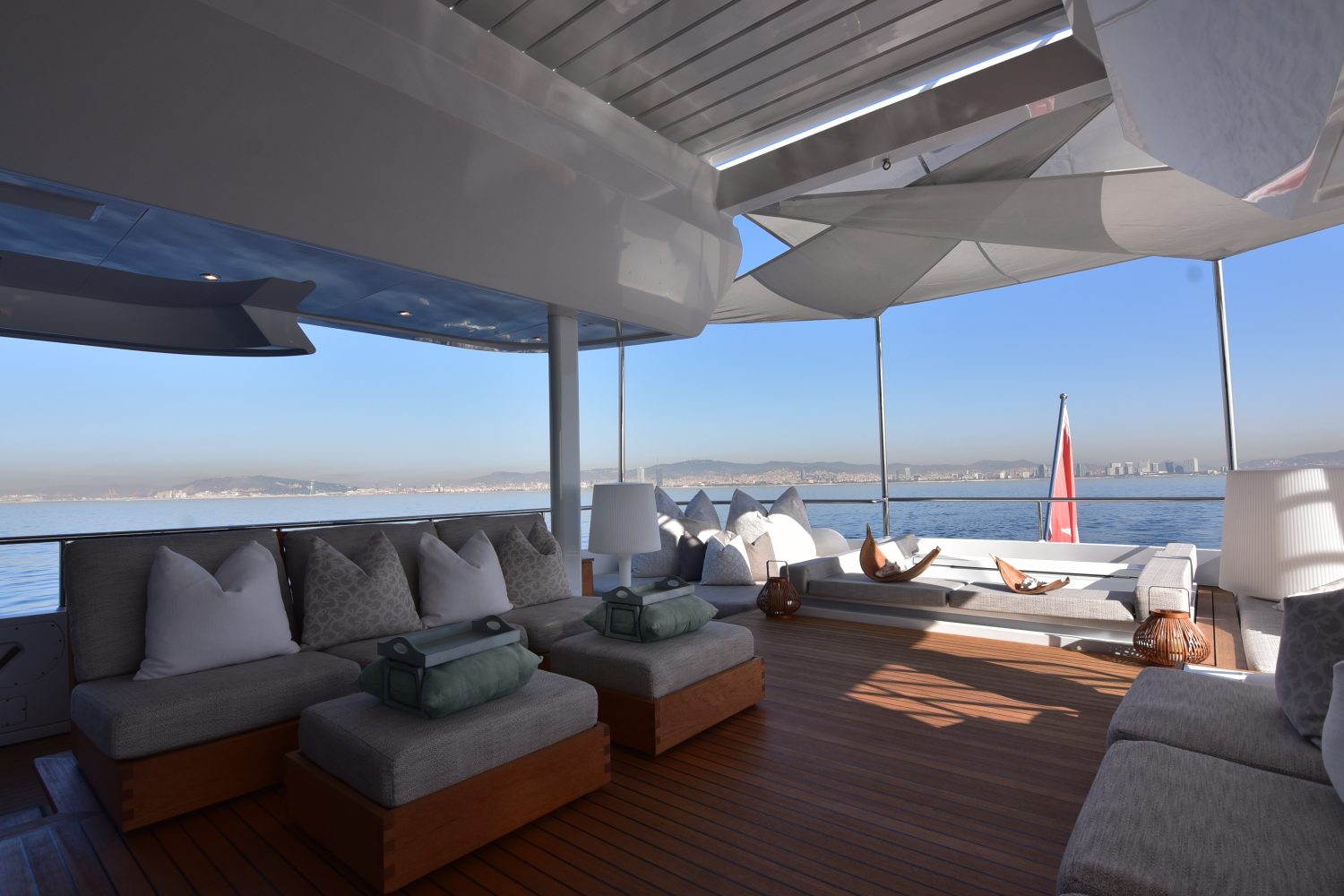 Spacious Deck With Aft Jacuzzi