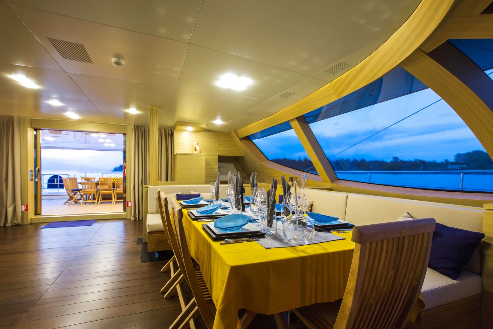 Yacht Hutiane Catamaran - Salon