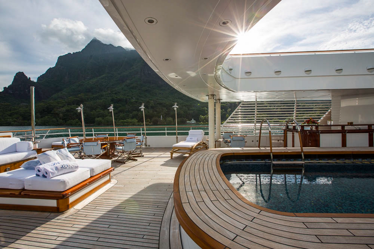 Aft Deck With Swimming Pool