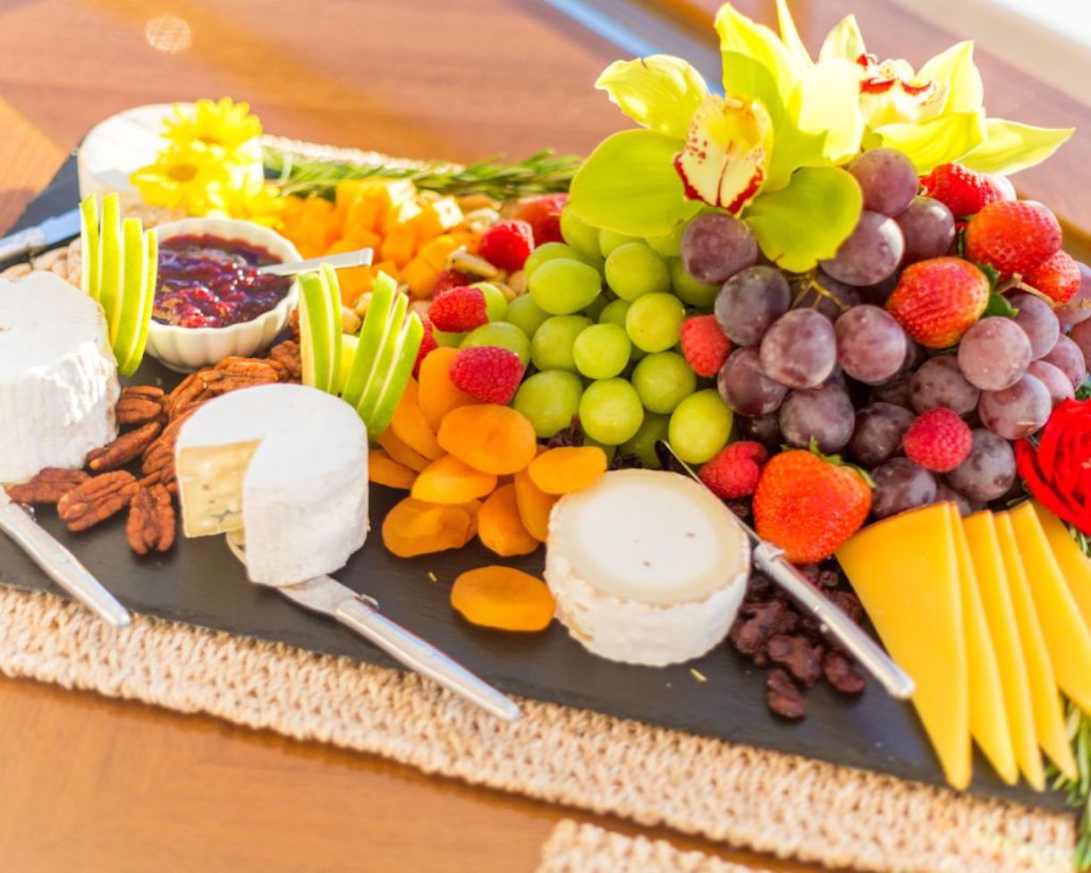 Cheese Platter With Fruit